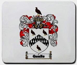 Qualls coat of arms mouse pad