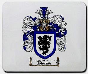 Blocase coat of arms mouse pad