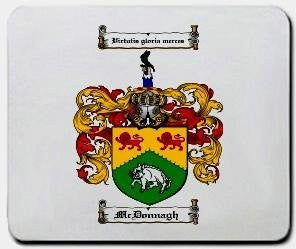 Mcdonnagh coat of arms mouse pad