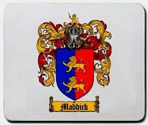 Maddick coat of arms mouse pad
