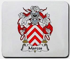 Marcos coat of arms mouse pad