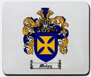 Malpy coat of arms mouse pad
