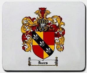 Ivers coat of arms mouse pad