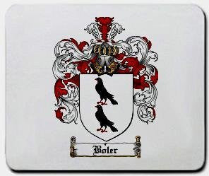 Boler coat of arms mouse pad
