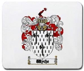 Wyche coat of arms mouse pad