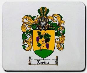 Levine coat of arms mouse pad