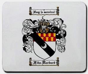 Fitzherbert coat of arms mouse pad