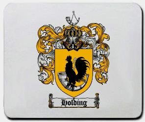 Holding coat of arms mouse pad