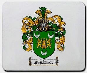 Mckillikelly coat of arms mouse pad