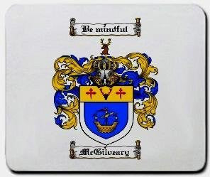 Mcgilveary coat of arms mouse pad