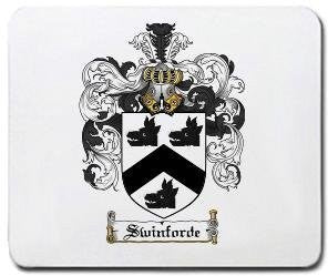 Swinforde coat of arms mouse pad