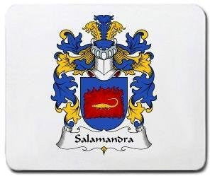 Salamandra coat of arms mouse pad