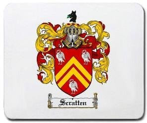 Scratten coat of arms mouse pad