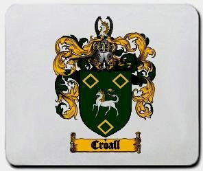 Croall coat of arms mouse pad