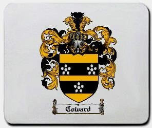 Coward coat of arms mouse pad