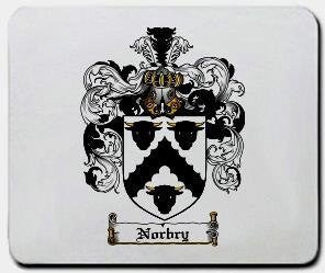 Norbry coat of arms mouse pad