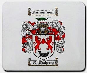 O'flaherty coat of arms mouse pad