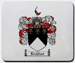 Lichfield coat of arms mouse pad