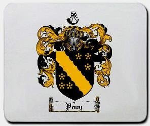 Povy coat of arms mouse pad