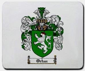 Ortun coat of arms mouse pad