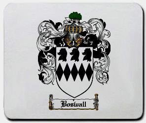 Boswall coat of arms mouse pad