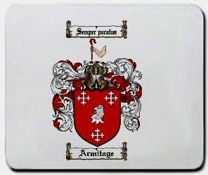 Armitage coat of arms mouse pad
