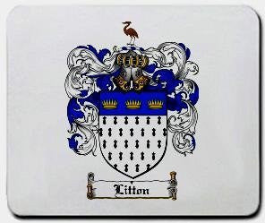 Litton coat of arms mouse pad