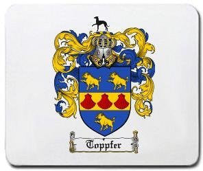 Toppfer coat of arms mouse pad