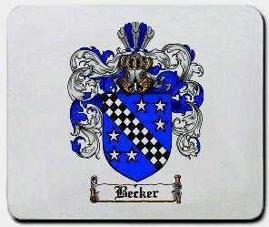 Becker coat of arms mouse pad