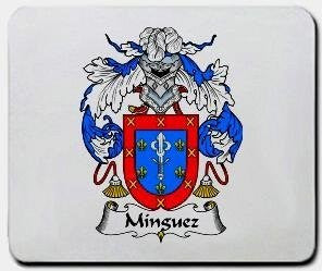 Minguez coat of arms mouse pad