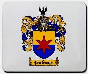 Partenope coat of arms mouse pad