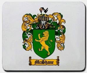 Mcshane coat of arms mouse pad