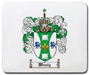 Wooly coat of arms mouse pad