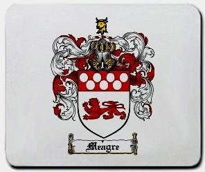 Meagre coat of arms mouse pad