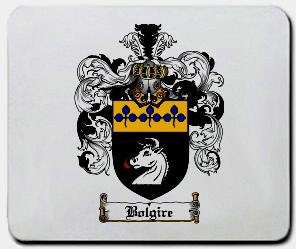 Bolgire coat of arms mouse pad