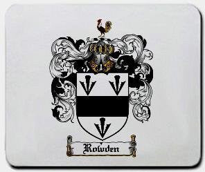 Rowden coat of arms mouse pad