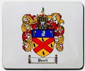 Berril coat of arms mouse pad