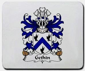 Gethin coat of arms mouse pad