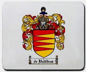 Devallibus coat of arms mouse pad