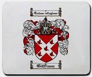Gillfinan coat of arms mouse pad