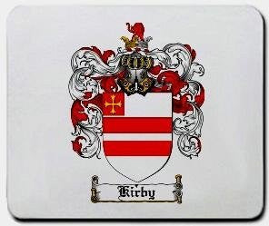 Kirby coat of arms mouse pad