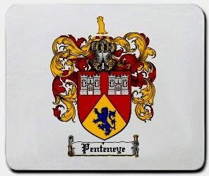 Penteneye coat of arms mouse pad