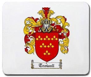 Trowall coat of arms mouse pad