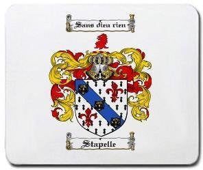 Stapelle coat of arms mouse pad