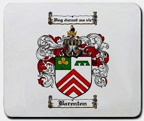 Barenton coat of arms mouse pad