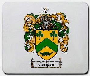 Corigan coat of arms mouse pad