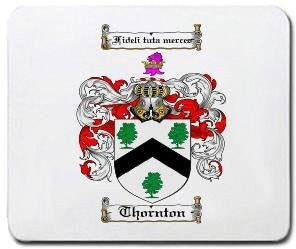 Thornton coat of arms mouse pad