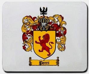 Perri coat of arms mouse pad
