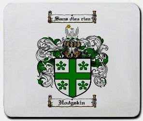 Hodgskin coat of arms mouse pad