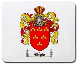 Tirpin coat of arms mouse pad